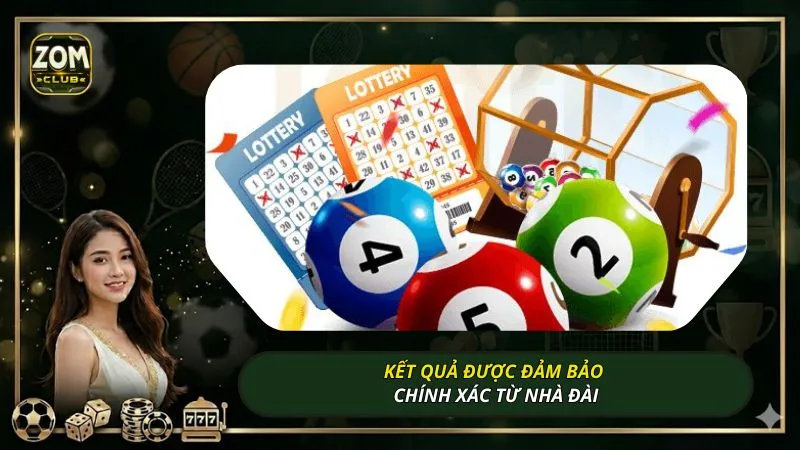 Kết quả được đảm bảo chính xác từ nhà đài