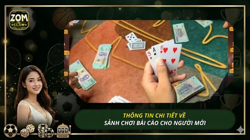 Thông tin chi tiết về sảnh chơi bài cào cho người mới